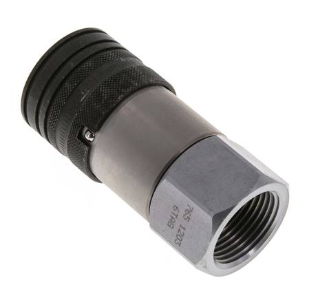 Acier DN 19 à face plate, prise hydraulique G 1 pouce, filetage femelle ISO 16028 CEJN D 30mm
