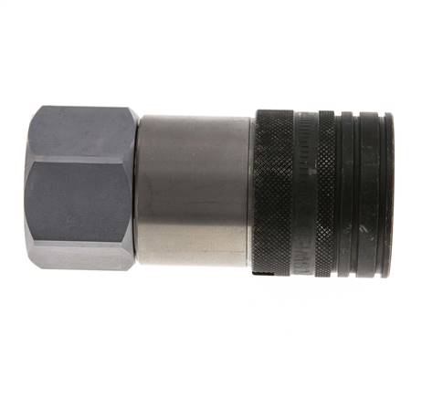 Acier DN 19 à face plate, prise hydraulique G 1 pouce, filetage femelle ISO 16028 CEJN D 30mm
