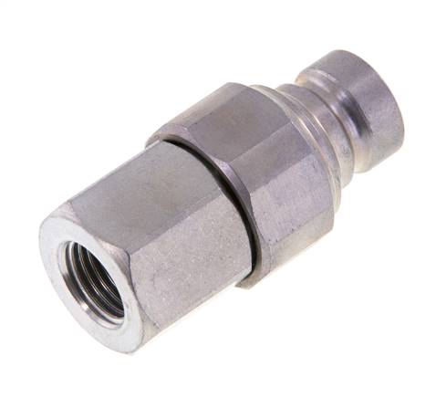 Bouchon hydraulique en acier DN 6.3 à face plate G 1/4 pouce filetage femelle ISO 16028 CEJN D 16.2mm