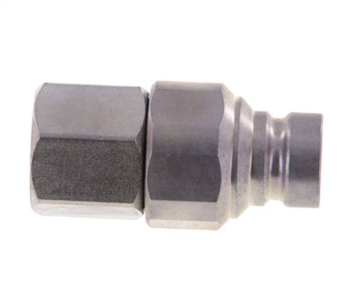 Bouchon hydraulique en acier DN 6.3 à face plate G 1/4 pouce filetage femelle ISO 16028 CEJN D 16.2mm