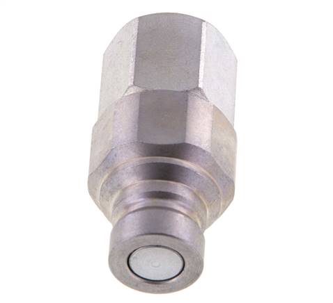 Bouchon hydraulique en acier DN 6.3 à face plate G 1/4 pouce filetage femelle ISO 16028 CEJN D 16.2mm