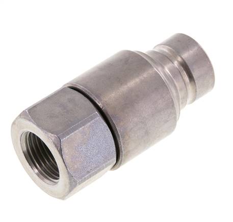 Bouchon hydraulique en acier DN 12.5 à face plate G 1/2 pouce filetage femelle ISO 16028 CEJN D 24.5mm