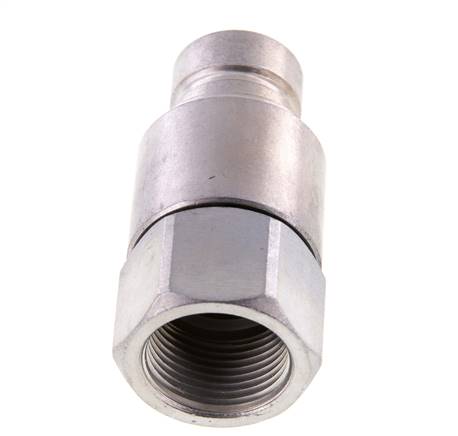 Bouchon hydraulique en acier DN 12.5 à face plate G 3/4 pouce filetage femelle ISO 16028 CEJN D 24.5mm