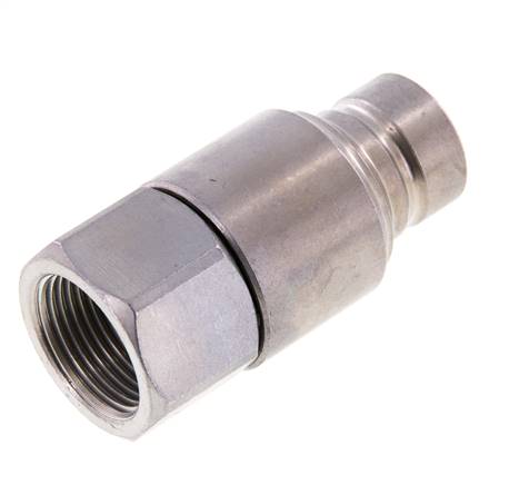 Bouchon hydraulique en acier DN 12.5 à face plate G 3/4 pouce filetage femelle ISO 16028 CEJN D 24.5mm