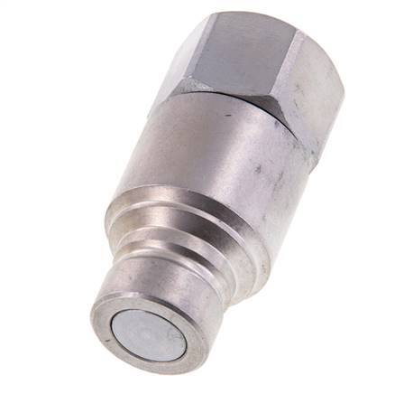 Bouchon hydraulique en acier DN 12.5 à face plate G 3/4 pouce filetage femelle ISO 16028 CEJN D 24.5mm