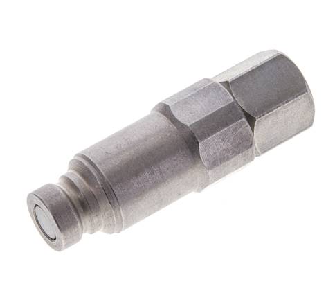 Bouchon hydraulique en acier DN 6.3 à face plate G 1/4 pouce filetage femelle ISO 16028 CEJN Eliminateur de pression D 16.2mm