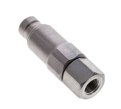 Bouchon hydraulique en acier DN 6.3 à face plate G 1/4 pouce filetage femelle ISO 16028 CEJN Eliminateur de pression D 16.2mm