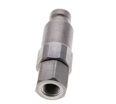 Bouchon hydraulique en acier DN 6.3 à face plate G 1/4 pouce filetage femelle ISO 16028 CEJN Eliminateur de pression D 16.2mm