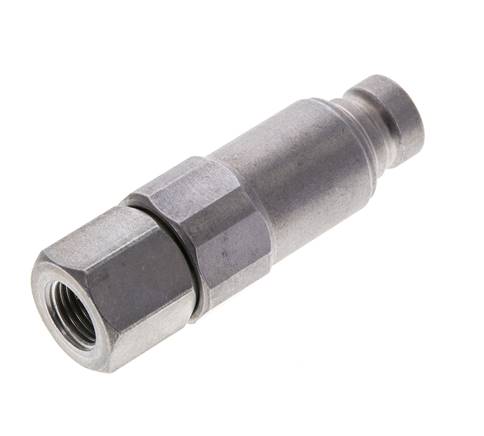 Bouchon hydraulique en acier DN 6.3 à face plate G 1/4 pouce filetage femelle ISO 16028 CEJN Eliminateur de pression D 16.2mm