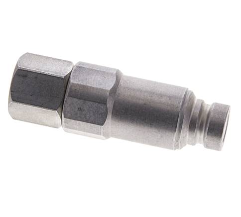 Bouchon hydraulique en acier DN 6.3 à face plate G 1/4 pouce filetage femelle ISO 16028 CEJN Eliminateur de pression D 16.2mm