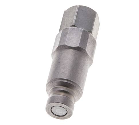 Bouchon hydraulique en acier DN 6.3 à face plate G 1/4 pouce filetage femelle ISO 16028 CEJN Eliminateur de pression D 16.2mm