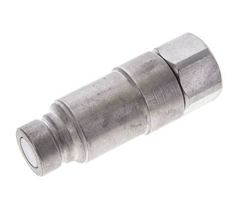 Bouchon hydraulique en acier DN 12.5 à face plate G 1/2 pouce filetage femelle ISO 16028 CEJN Eliminateur de pression D 24.5mm