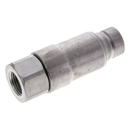 Bouchon hydraulique en acier DN 12.5 à face plate G 1/2 pouce filetage femelle ISO 16028 CEJN Eliminateur de pression D 24.5mm