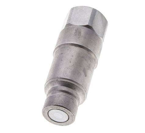 Bouchon hydraulique en acier DN 12.5 à face plate G 1/2 pouce filetage femelle ISO 16028 CEJN Eliminateur de pression D 24.5mm