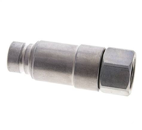 Bouchon hydraulique en acier DN 12.5 à face plate G 3/4 pouce filetage femelle ISO 16028 CEJN Eliminateur de pression D 24.5mm