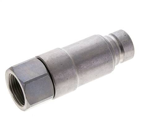 Bouchon hydraulique en acier DN 12.5 à face plate G 3/4 pouce filetage femelle ISO 16028 CEJN Eliminateur de pression D 24.5mm