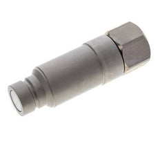 Steel DN 19 Flat Face Hydraulic Plug G 1 inch Female Threads ISO 16028 CEJN Pressure Eliminator D 30mm