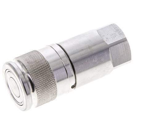 Douille hydraulique DN 10 à face plate en acier inoxydable G 3/8 pouce filetage femelle ISO 16028 D 19.7mm