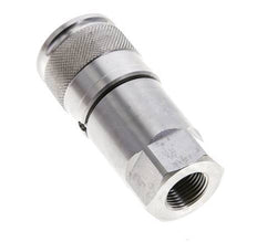 Douille hydraulique DN 10 à face plate en acier inoxydable G 3/8 pouce filetage femelle ISO 16028 D 19.7mm