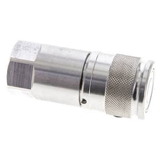 Douille hydraulique DN 10 à face plate en acier inoxydable G 3/8 pouce filetage femelle ISO 16028 D 19.7mm