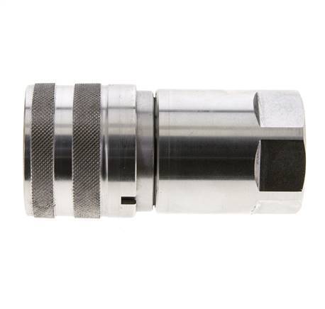 Acier inoxydable DN 16 à face plate, prise hydraulique G 1 pouce, filetage femelle ISO 16028 D 30mm