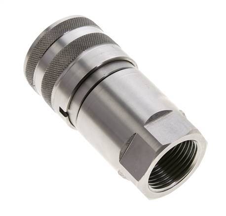 Acier inoxydable DN 16 à face plate, prise hydraulique G 1 pouce, filetage femelle ISO 16028 D 30mm