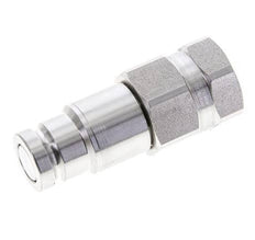 Bouchon hydraulique DN 10 à face plate en acier inoxydable G 1/2 pouce filetage femelle ISO 16028 D 19.7mm