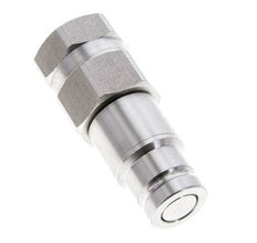 Bouchon hydraulique DN 10 à face plate en acier inoxydable G 1/2 pouce filetage femelle ISO 16028 D 19.7mm