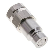 Bouchon hydraulique DN 12 à face plate en acier inoxydable G 1/2 pouce filetage femelle ISO 16028 D 24.5mm