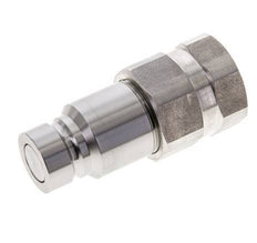 Bouchon hydraulique DN 12 à face plate en acier inoxydable G 3/4 pouce filetage femelle ISO 16028 D 24.5mm