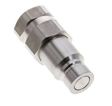 Bouchon hydraulique DN 12 à face plate en acier inoxydable G 3/4 pouce filetage femelle ISO 16028 D 24.5mm