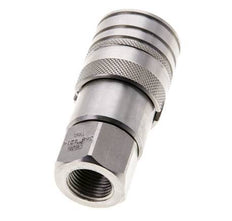 Douille hydraulique DN 10 à face plate en acier inoxydable G 3/8 pouce filetage femelle ISO 16028 CEJN D 19.7mm