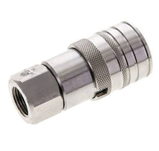 Douille hydraulique DN 10 à face plate en acier inoxydable G 3/8 pouce filetage femelle ISO 16028 CEJN D 19.7mm