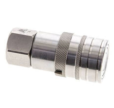 Douille hydraulique DN 10 à face plate en acier inoxydable G 3/8 pouce filetage femelle ISO 16028 CEJN D 19.7mm
