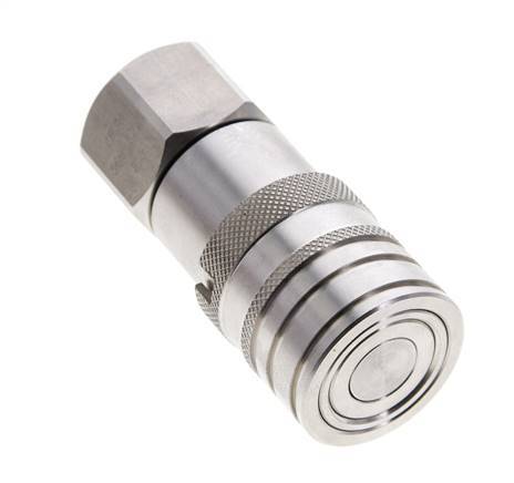 Acier inoxydable DN 10 à face plate pour prise hydraulique G 1/2 pouce filetage femelle ISO 16028 CEJN D 19.7mm