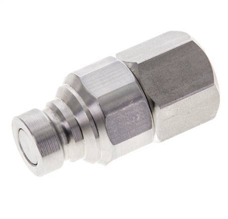 Bouchon hydraulique en acier inoxydable DN 6 à face plate G 1/4 pouce filetage femelle ISO 16028 CEJN D 16.2mm
