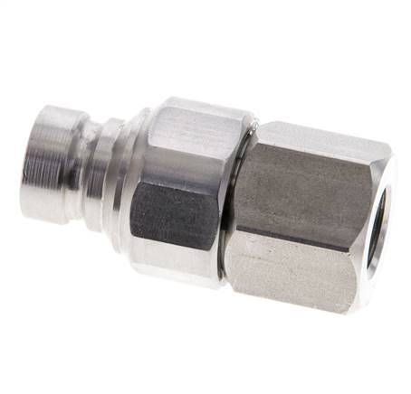 Bouchon hydraulique en acier inoxydable DN 6 à face plate G 1/4 pouce filetage femelle ISO 16028 CEJN D 16.2mm