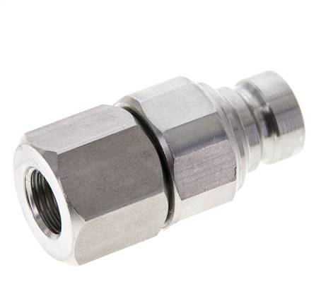 Bouchon hydraulique en acier inoxydable DN 6 à face plate G 1/4 pouce filetage femelle ISO 16028 CEJN D 16.2mm