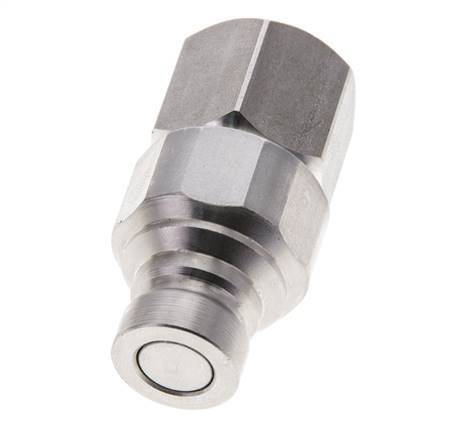 Bouchon hydraulique en acier inoxydable DN 6 à face plate G 1/4 pouce filetage femelle ISO 16028 CEJN D 16.2mm