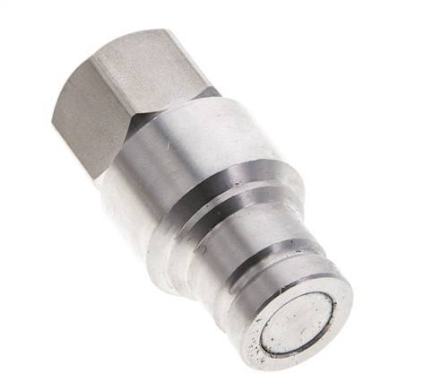 Bouchon hydraulique DN 10 à face plate en acier inoxydable G 3/8 pouce filetage femelle ISO 16028 CEJN D 19.7mm