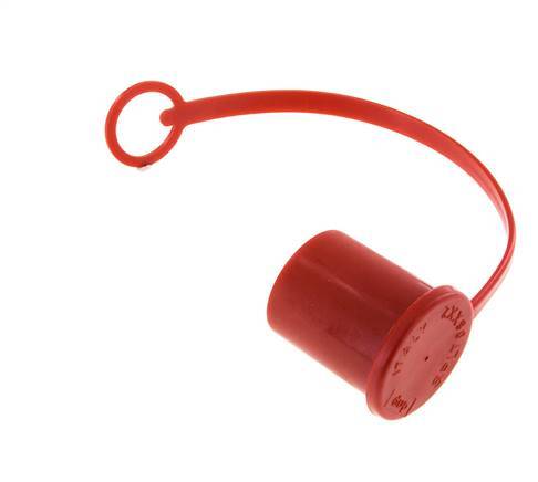 Capuchon de protection anti-poussière en plastique de 28 mm pour manchon d'accouplement avec chaîne [2 pièces].