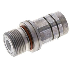 Steel DN 8.7 Flat Face Hydraulic Socket G 3/8 inch Female Threads ISO 16028 D M30 x 2