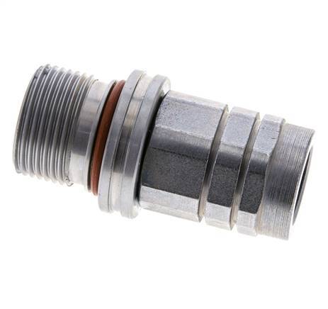 Acier DN 8.7 face plate hydraulique G 1/2 pouce filetage femelle ISO 16028 D M30 x 2