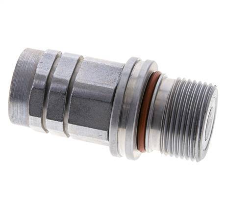 Acier DN 8.7 face plate hydraulique G 1/2 pouce filetage femelle ISO 16028 D M30 x 2