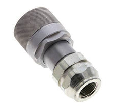 Steel DN 8.7 Flat Face Hydraulic Plug G 3/8 inch Female Threads ISO 16028 D M30 x 2