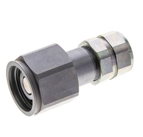 Acier DN 8.7 Bouchon hydraulique à face plate G 1/2 pouce filetage femelle ISO 16028 D M30 x 2