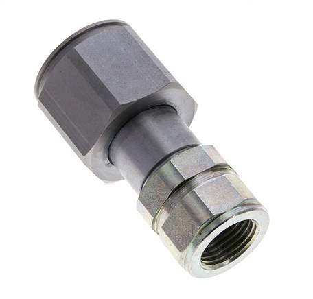 Acier DN 8.7 Bouchon hydraulique à face plate G 1/2 pouce filetage femelle ISO 16028 D M30 x 2