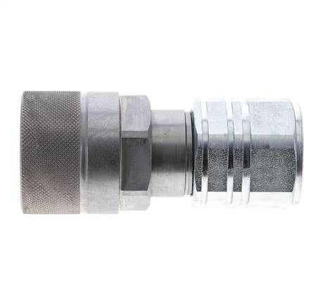 Acier DN 12.8 Bouchon hydraulique à face plate G 3/4 pouce filetage femelle ISO 16028 D M36 x 2