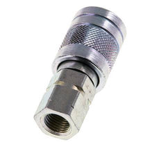 Acier DN 6.3 Coupleur hydraulique Embout G 1/4 pouce filetage femelle ISO 7241-1 A D 12mm