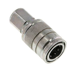 Acier Coupleur hydraulique DN 10 à douille M18x1.5 filets femelles ISO 7241-1 A D 17.3mm
